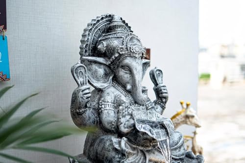Image of Swarnhouse Decorative Water Fountain with LED Light, 2 Feet, Indoor Tabletop Waterfall for Home Office Garden (Article 6)