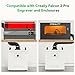 Creality Smoke Purifier for Laser Engraver, Fume Extractor for Most Laser Enclosure(Exhaust Duct Diamter: 3-3.5 inch),3-Stage Filtration, 180W, 99.97% Purification Rate