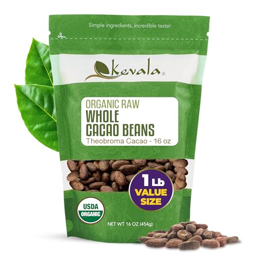 Kevala Organic Cacao Beans - Sun Dried Natural Beans for
