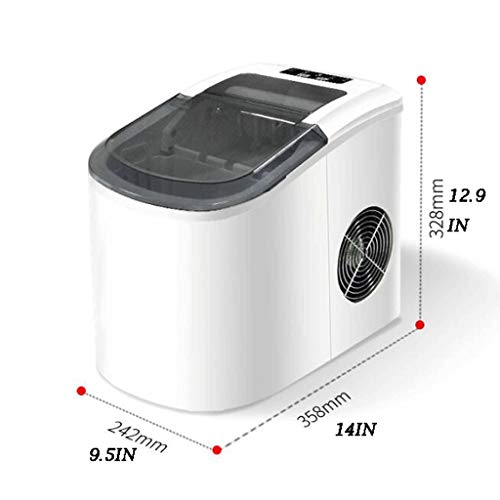 Máquina portátil para hacer hielo de encimera 33 lbs miniatura 2