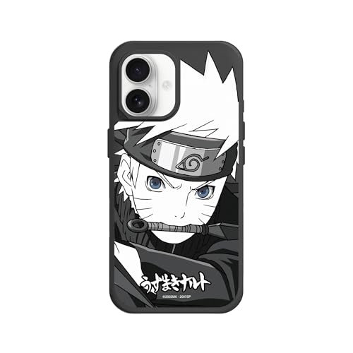 Coque iPhone 17 MagSafe RhinoShield SolidX Naruto Noir et Blanc
