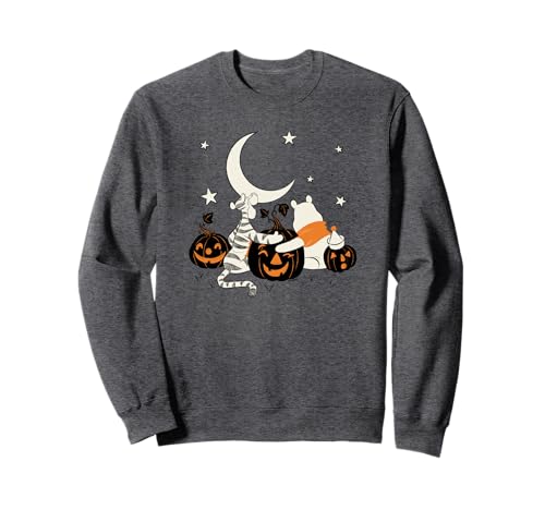 Sweat Halloween Winnie pull citrouilles Disney pour soirée d'automne et cocooning