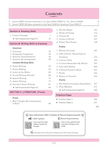 Image of Oswaal CBSE English Question Bank Chapter-wise & Topic-wise Class 9 | Based on new NCERT Textbook Kaveri |Includes Summary, Competency-Based Question, Self-Assessment & Practice Papers | For R2 Level