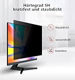 PYS Removable Computer Privacy Screen Filter,Compatible with 27 inch iMac Monitor,Frameless Monitor,Touch Screen Monitor-16:9 Aspect Ratio - Easy On/Anti-Glare/Anti-Scratch/UV-Blocking/Screen Privacy - Image 5