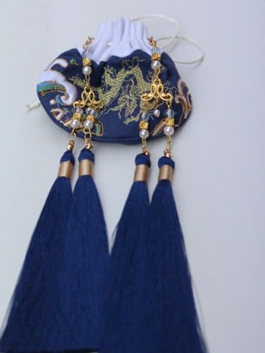Bolsa vacía bordada estilo antiguo Hanfu miniatura 5