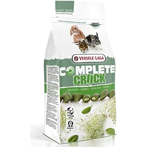 Versele-laga Vl Crock Complete Chinchilla & Degu Treat Herbs 50g, Transparent Cover