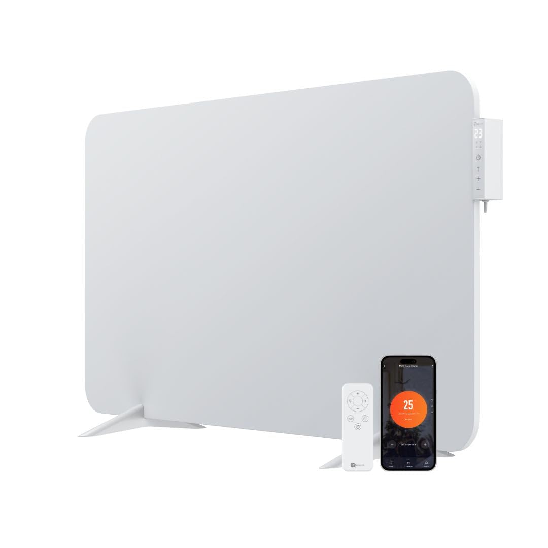 BR Bringer Infrarotheizung 1000 Watt mit Konvektion – Smart Thermostat, WIFI & App – für Wandmontage oder Standgerät