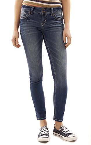 WallFlower Juniors Luscious Curvy Skinny Jeans in Katy Size: 0