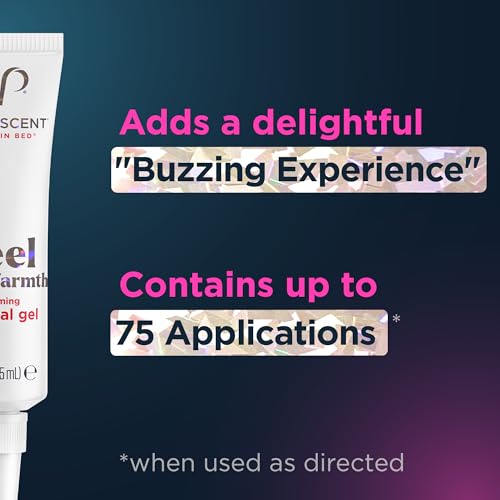 promescent buzzing gel for women  arousal enhancing intimate lubricant non-sticky amp long-lasting personal lube for increased heightened feeling 75 uses 15ml