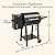 Cuisinart CPG-465 Portable Wood Pellet Grill & Smoker with Digital Controller, 465 sq. inch Cooking Space, 8-in-1 Cooking Capabilities - Smoke, BBQ, Grill, Roast, Braise, Sear, Bake, & Char-Grill
