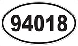US Decal, Inc. Number 94018 Oval Sticker