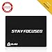 Produktbild KLIM Stay Focused Hochwertiges Mousepad - rutschfest - Extrem glatt - Langlebig - Perfekte Präzision für Gaming - 32 x 27 x 0,3 cm [ Neue 2020 Version ]