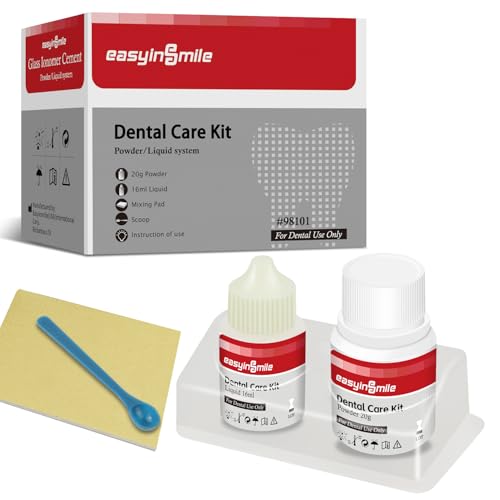 Tooth Repair Kit Zinc Oxide Eugenol,Dental Cement for Chipped Broken Teeth, Missing Tooth,Crown Fillings & Bridges