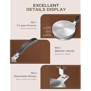 Induction Adapter Plate Detachable, 5.5 Inch Stainless Steel Heat Diffuser Plate for Moka Pot 12 Cup, Heat Diffuser Cooking Induction Adapter for Gas Stove and Glass Induction Adapter Plate Detachable 55 Inch Stainless Steel Heat Diffuser Plate for Moka Pot 12 Cup Heat Diffuser Cooking Induction Adapter for Gas Stove and Glass