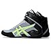 ASICS Men's MATCONTROL 3 Wrestling Shoes, 10, Grey Blue/Safety Yellow