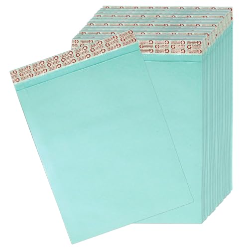 Image of Shuban Business Courier Document Pouch Secure Cloth Lined Catalog Envelopes, Peel & Seal, Designed for Secure Mailing Home, Office, Business, Legal and More (Green Envelope 12 inchx10 inch- 25pcs)