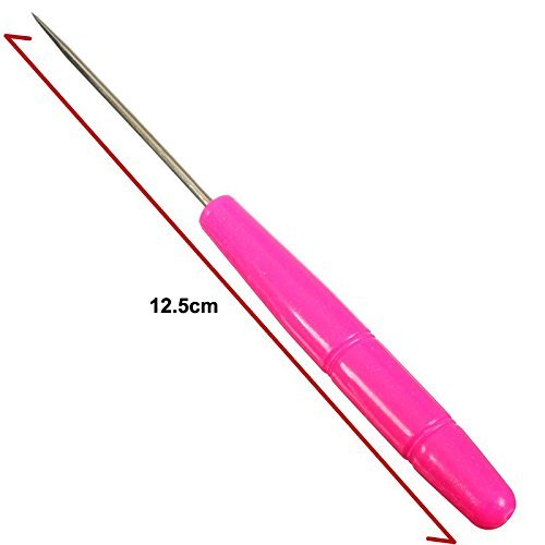 Grosun 6Pcs Sugar Stir Needle Scriber Needle, DIY Baking Pin Whisk Stainless Steel Needle Biscuit Icing Pin