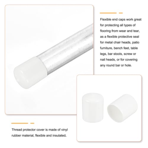 Tapas de goma de 40 mm antideslizantes para proteger patas de muebles y tubos 4