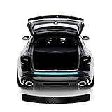 Blackshell® Ladekantenschutz Folie passend für Opel Mokka B | Bj. ab 2021 Carbon Matt - passgenauer Stoßstangenschutz inkl. Set für Folierung
