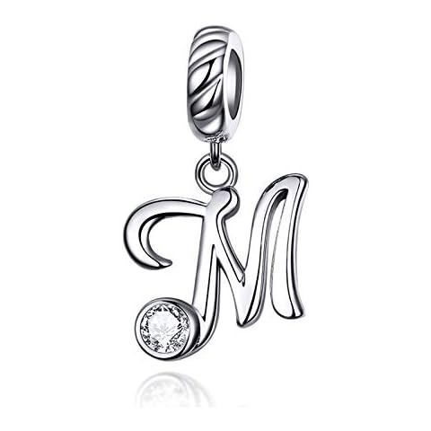 LaMenars Charme Lettre M Argent Cover