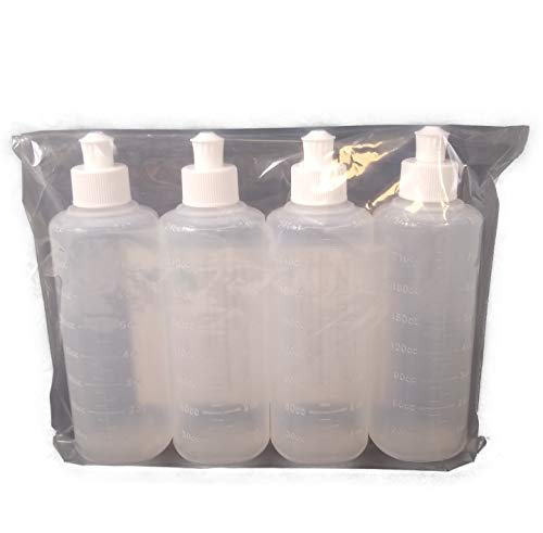 Squirt Bottle [4 pack] Refillable Postpartum Lavette Cleansing Irrigation Peri Wash Bottle - 8 oz - for New Moms, Hemorrhoids or Bidet Use