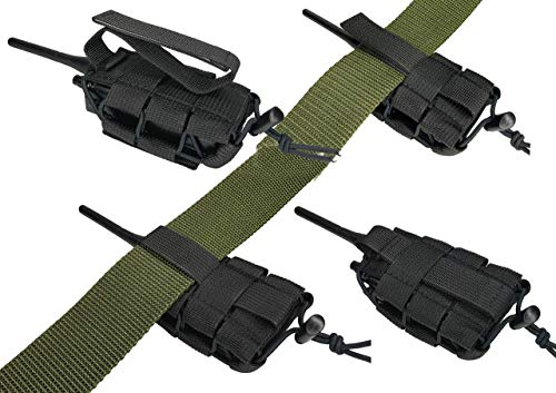 M.o.l.l.e Pouch Bag Radio Phone Gps Tactical Molle (Black) #TOP2