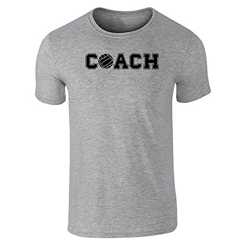Volleyball Coach Team Sports Gray XL Graphic Tee T-Shirt for Men