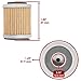 Caltric 2 Pack Oil Filter Compatible with Yamaha Moto-4 350 Yfm350 Yfm-350 346 350 1987-1995