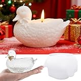 YRIHJIXQ Moule Silicone Canard 3D pour Bougie et Résine Époxy, Moule Oiseau avec Bol Intégré pour Décoration, Savon et Figurine DIY