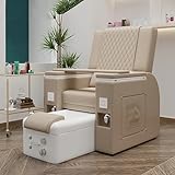 VIYFOEG Manicure Massage Chair, Pedicure Chair, Reclining Pedicure Station for Manicure, Eyelash Extension, Tattoo, Foot Bath Chair