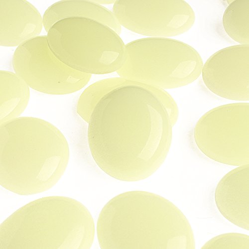 Alan Stone Glow in The Dark Gravel, Garden Decorative Glow Pebbles Stones,Glow Rocks for Fish Tank Aquarium Outdoor Backyard Walkway Decor (Big Oval 2.5-3cm, Blue Green) - Thumbnail 6