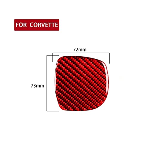 Accesorio Interior de Auto en Fibra de Carbono Rojo miniatura 2