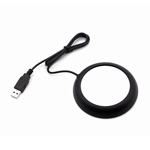 corfee Calentador de tazas de café para oficina/casa uso (Negro)