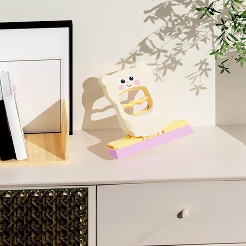 Image of New Portable Cute Design Mini Mop | Self-Wringing Mechanism - Washable & Reusable Microfiber Sponge pad for Kitchen, Bathroom, Glass, Living Room