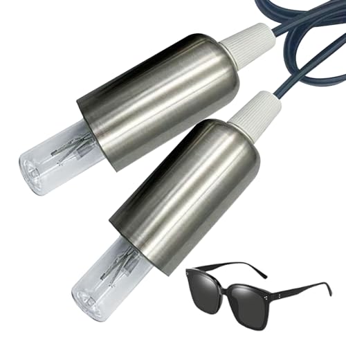 U-V Light O-zone Shoe Deodorizer & Cleaner, Silver, 8.5/9