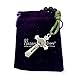Nazareth Store Olive Military One Decade Khaki Paracord Rosenkranz Schwarze Perlen Taschen-Auto-Rosenkranz Schutz St. Benedikt-Medaille und Kruzifix