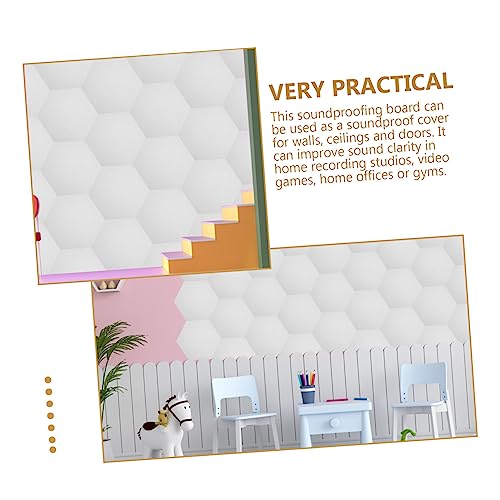 Paneles absorbentes de sonido autoadhesivos 6 piezas para tratamiento acústico en estudios, teatros y espacios musicales miniatura 3