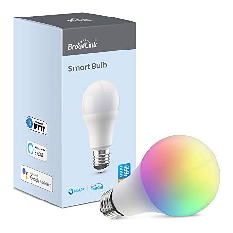 Bombilla inteligente Broadlink LED Wi-Fi RGB regulable Cover
