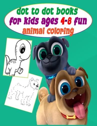 dot to dot books for kids ages 4-8 fun animal coloring: Activity Connect the dots, Coloring Book for Kids Cute animals coloring pictures 2020 image 2