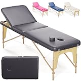 BELTOM® Table de Massage Basic 3 Zones Portables 185 x 60 cm. pour physiothérapie - Lege...