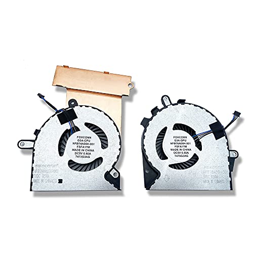 CPU+GPU Fan for HP Omen 15-CE 17-AN 17-AN012DX 929455-001 929456-001