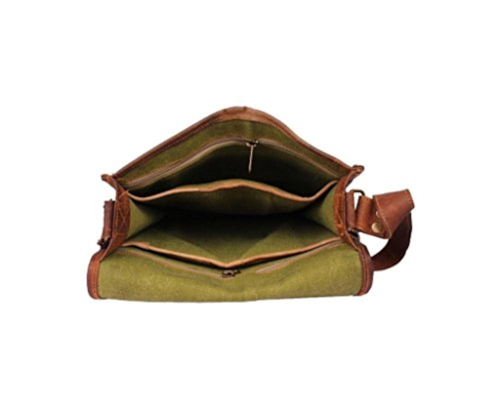 Trendy Sling Leather Messenger Bag, Unisex