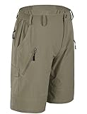 Nonwe Men's Outdoor Water-Resistant Quick Dry Cargo Shorts