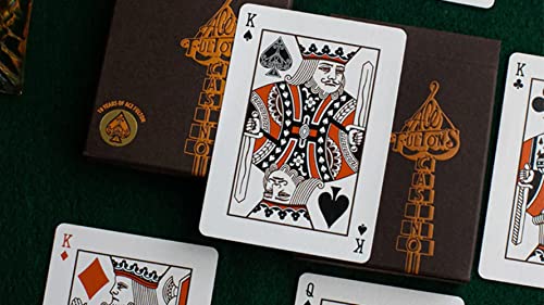 Baraja de poker Marrón Tobacco Brown aniversario 10 años miniatura 3