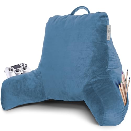 Clara Clark Lesekissen Erwachsene, Rückenkissen zum Sitzen im Bett - Geschredderter Memory-Schaum...