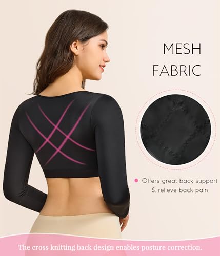 BRABIC Shaper Tops for Women Arm Compression Post Surgery Front Closure Bra Tank Top Shapewear