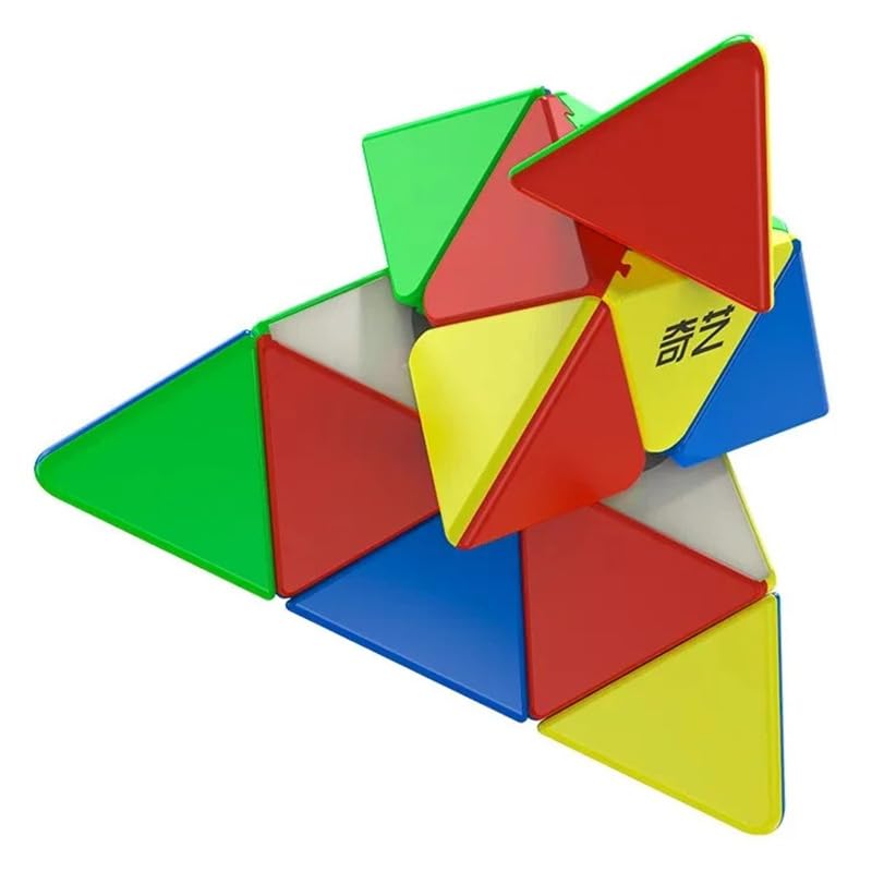 Image of HAWKISTER all ages Qiyi Qiming Plus Pyraminx Big Speed Cube (22.6Cm)