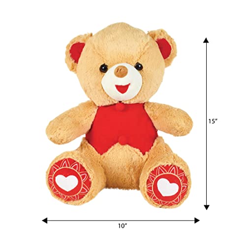 Image of Ultra 15 inch Charlie Teddy Bear Fully Stuffed Soft Plush Toy for Kids in Brown Animal Toy Gift Birthday Anniversary Christmas Diwali Home Decore