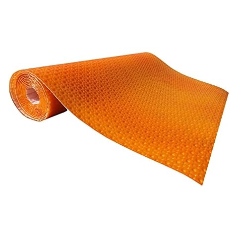 Nassboards - Decoupling Membrane for Newly Laid Floors 30m² / 10m² / 5m² - Anti-Crack, Waterproof and Sound-Proof Plastic Ply Decoupling Membrane - Quick & Easy Laying with Easy Spread Adhesive (5m²) Cover