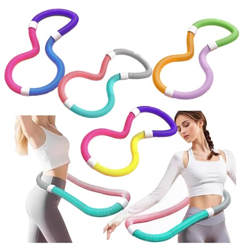 フラフープ ダイエット ベリー フィットネス PVC ソフトスプリングフラフープ 直径約50cm 折りたたみ式 省スペース ポータブル 静音設計 サークル ストライン訓練 有酸素運動 脂肪燃焼 ウエスト 背中 脚 胸 エクササイズ 筋トレ シェイプアップ